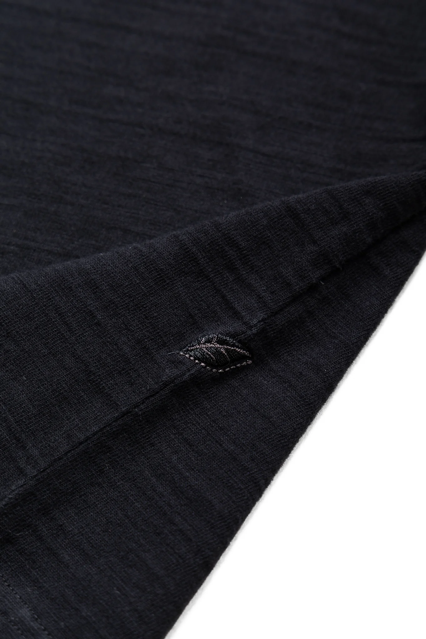 Slub Jersey S/S T-shirt - Black - Image 6