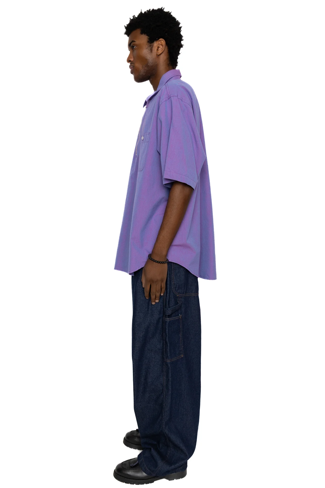 Spinnaker Shirt Cotton Iridescent - Purple - Image 3