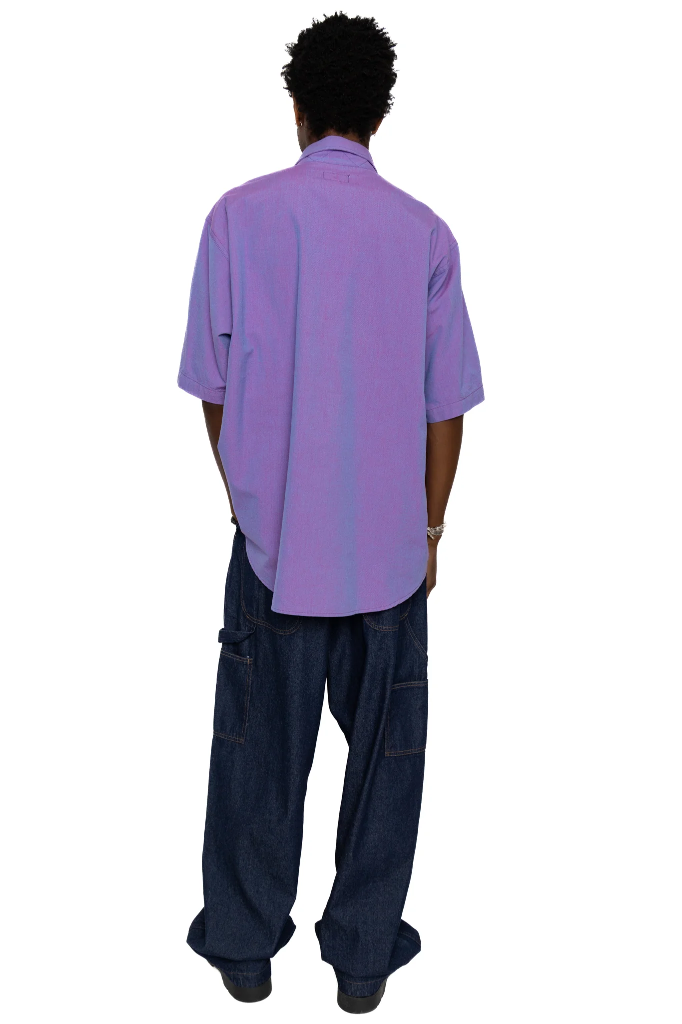 Spinnaker Shirt Cotton Iridescent - Purple - Image 4