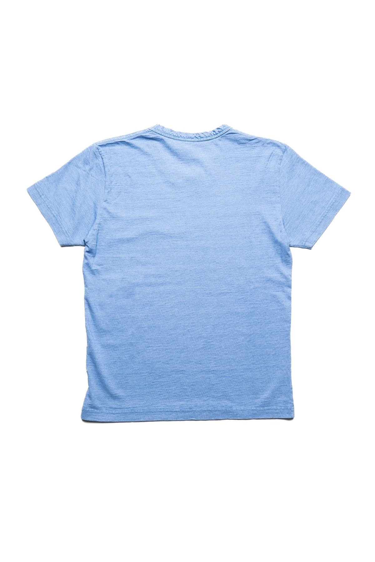 Indigo Jersey Crew Neck T-shirt - Pale Indigo - Image 2