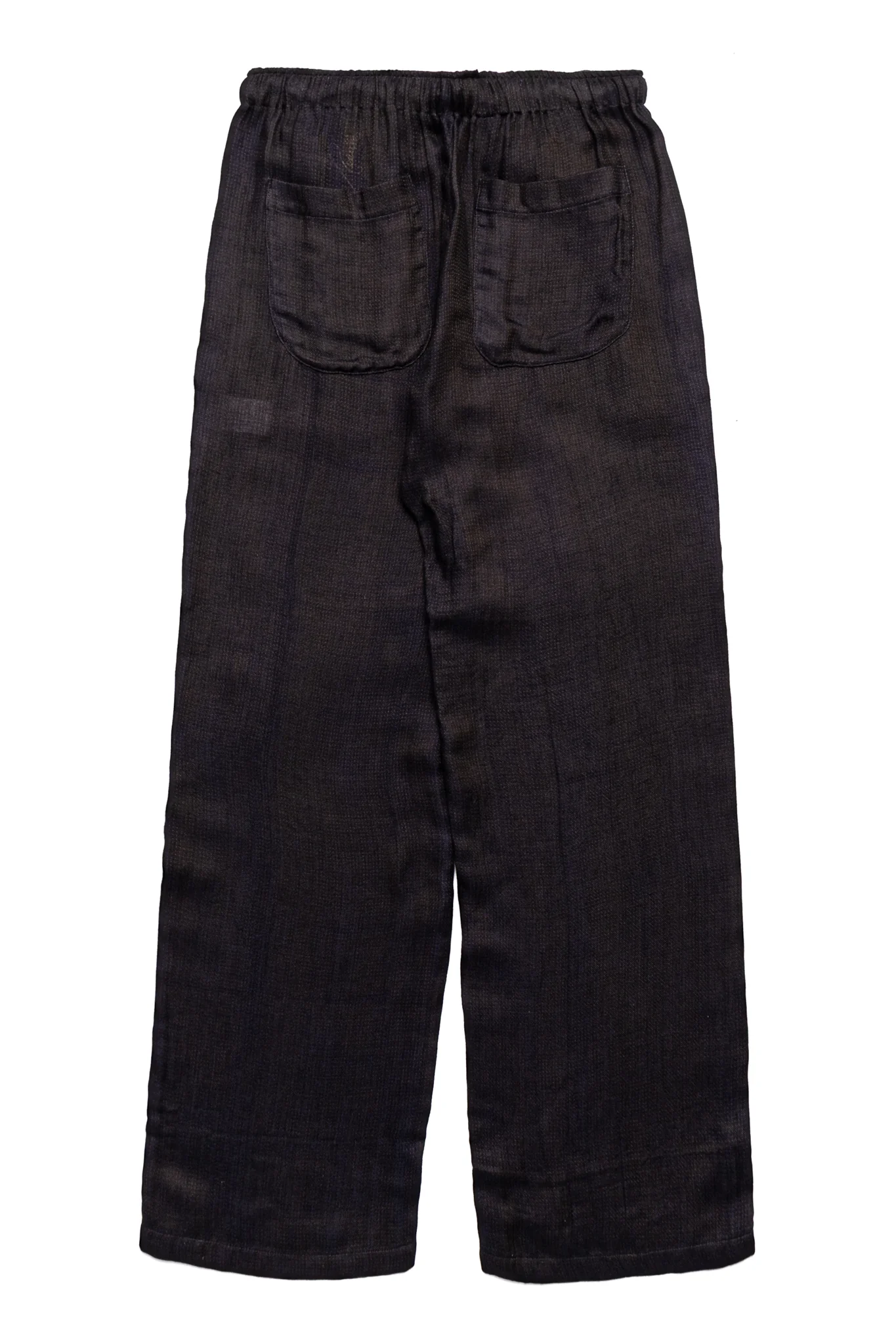 String Easy Pant Rayon Double Face Gauze - Purple - Image 3