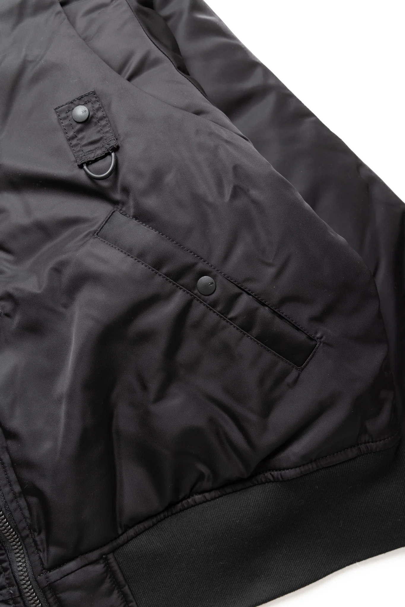 Tech 2Way MA-1 Down Jacket - Black - Image 10