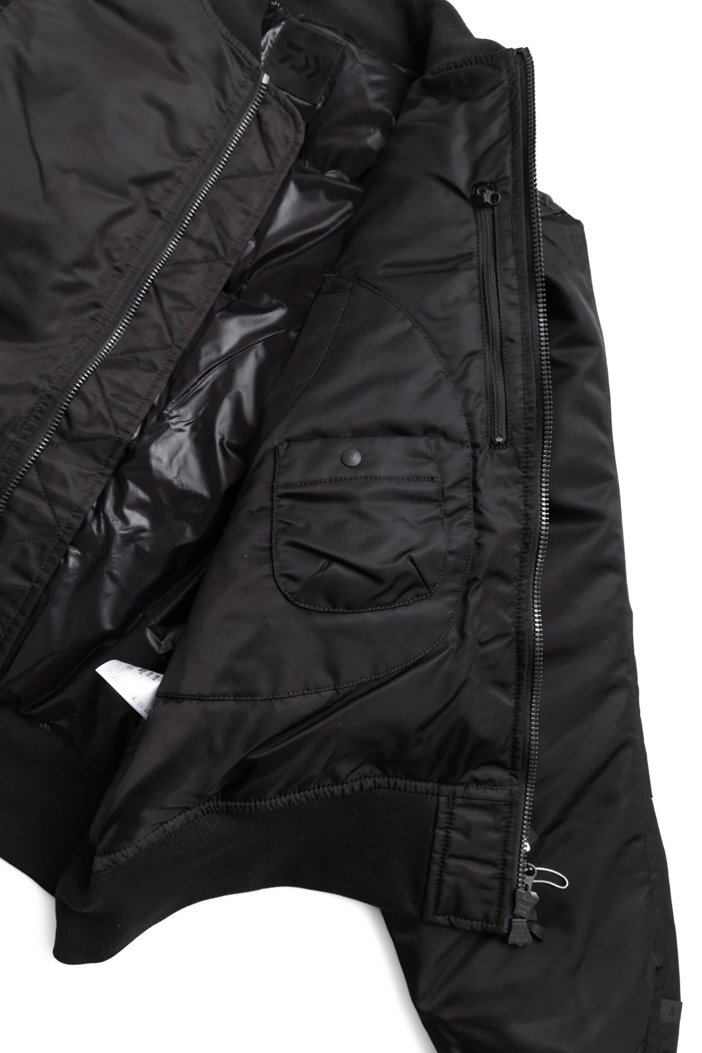 Tech 2Way MA-1 Down Jacket - Black - Image 14