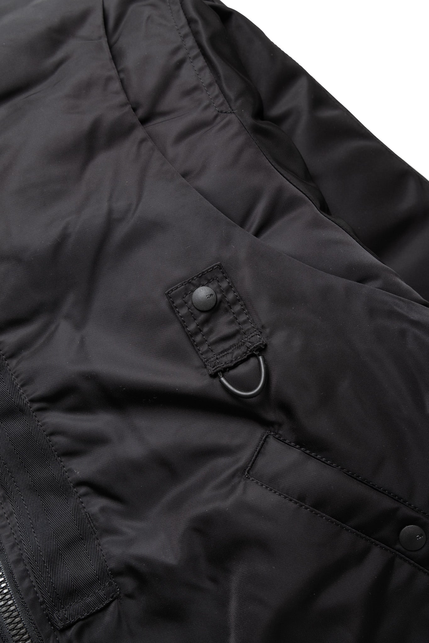 Tech 2Way MA-1 Down Jacket - Black - Image 9