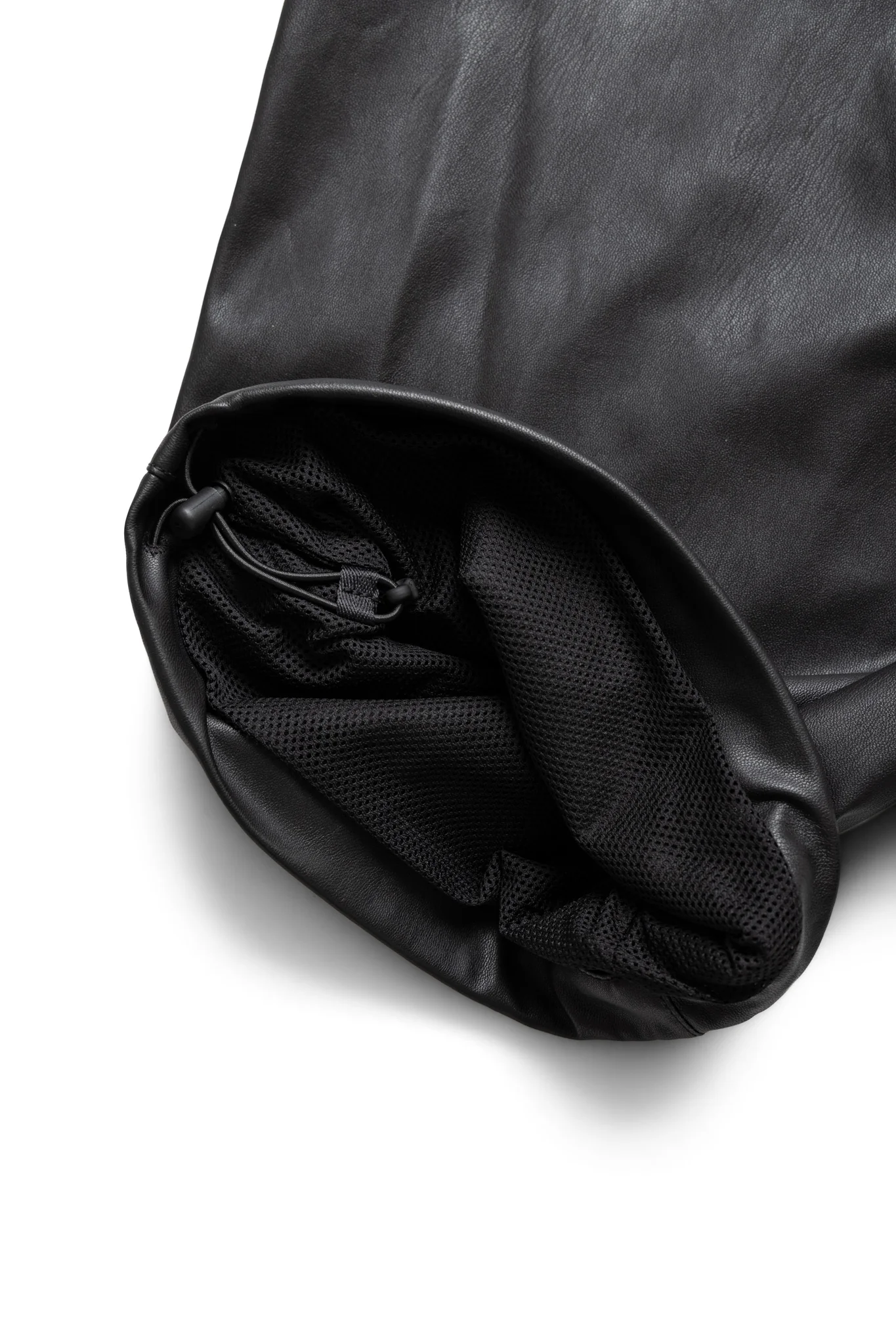 Tech Synthetic Skin Windbreaker Pants - Black - Image 11