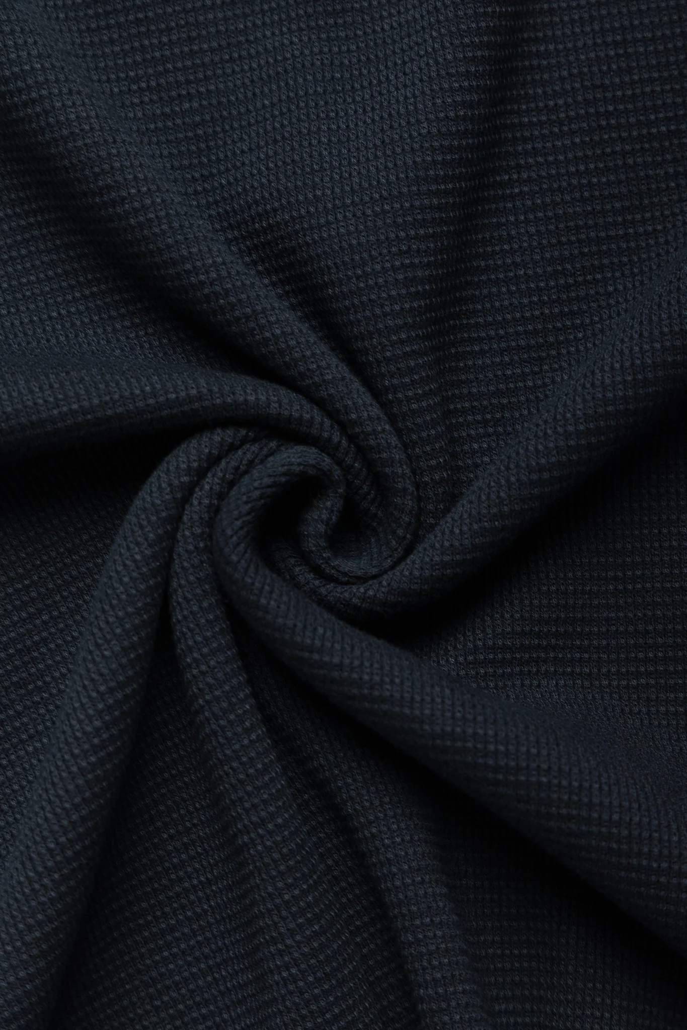 Thermal Baseball Hem Henley - Faded Black - Image 4