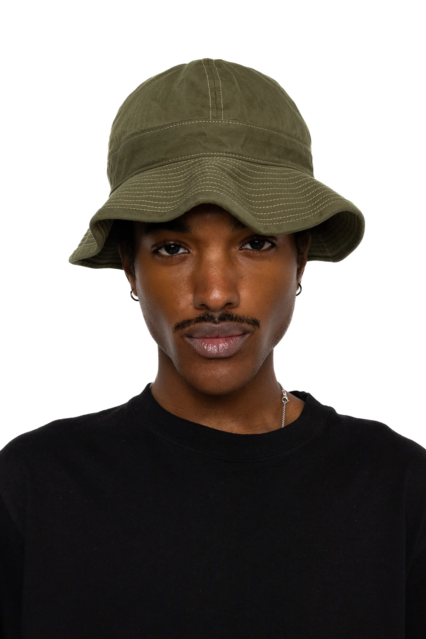 US NAVY Hat Herringbone - Green - Image 2