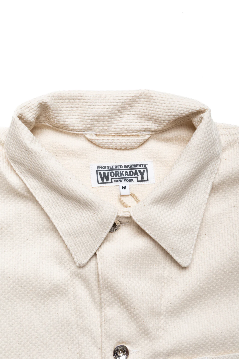 Utility Jacket Cotton Heavy Basketweave - Natural - Image 6