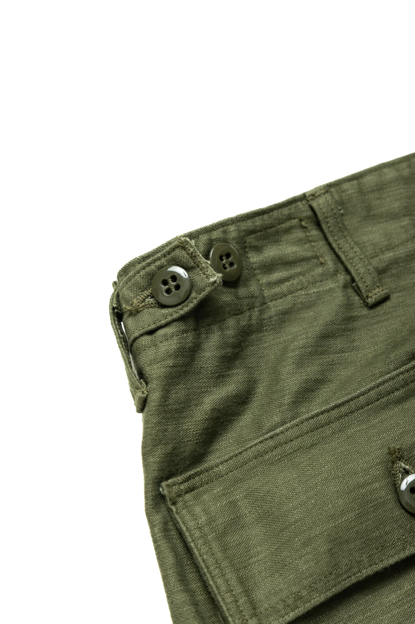 Vintage Fit Fatigue Pants - Dark Olive - Image 10