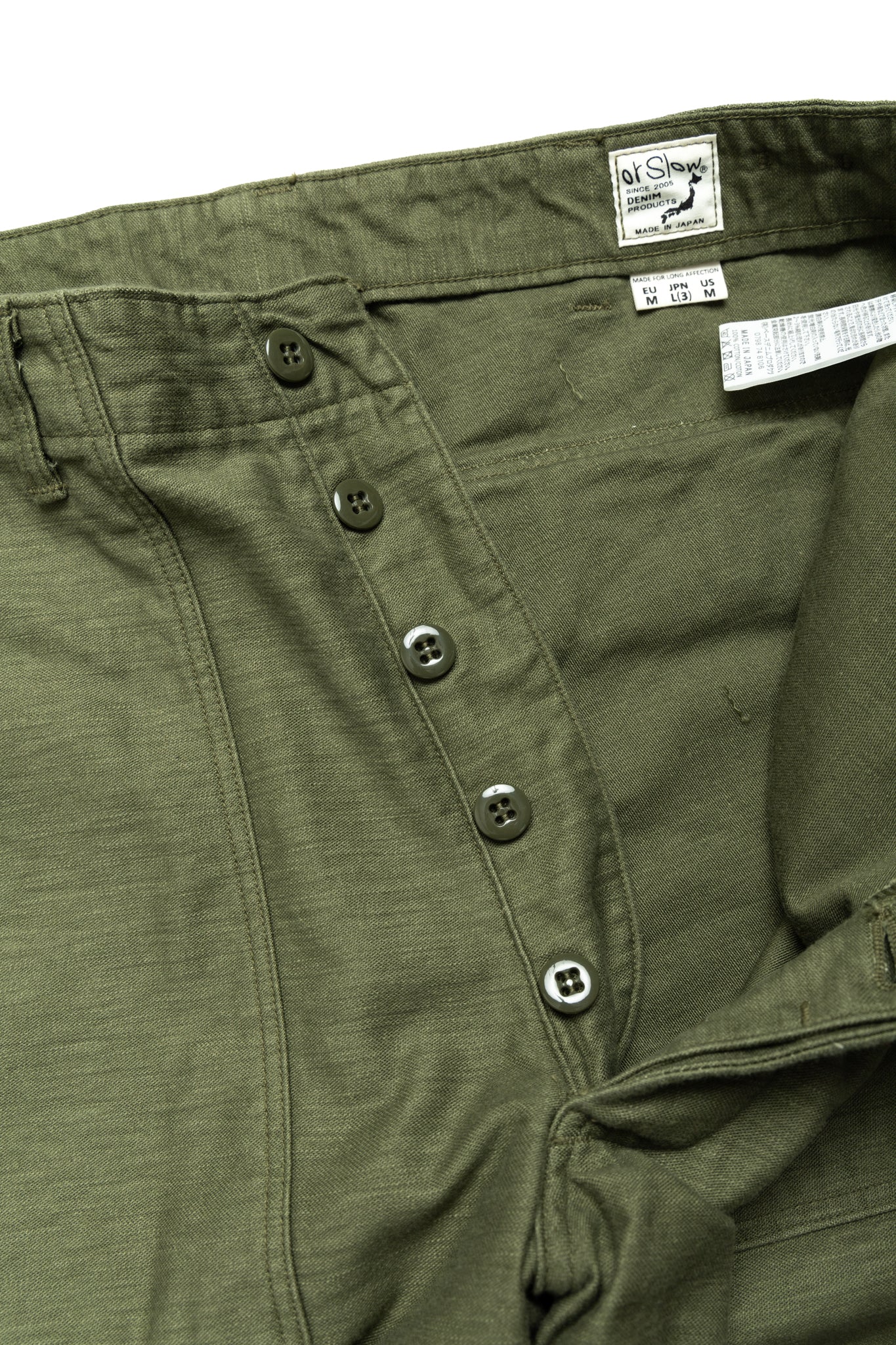 Vintage Fit Fatigue Pants - Dark Olive - Image 8