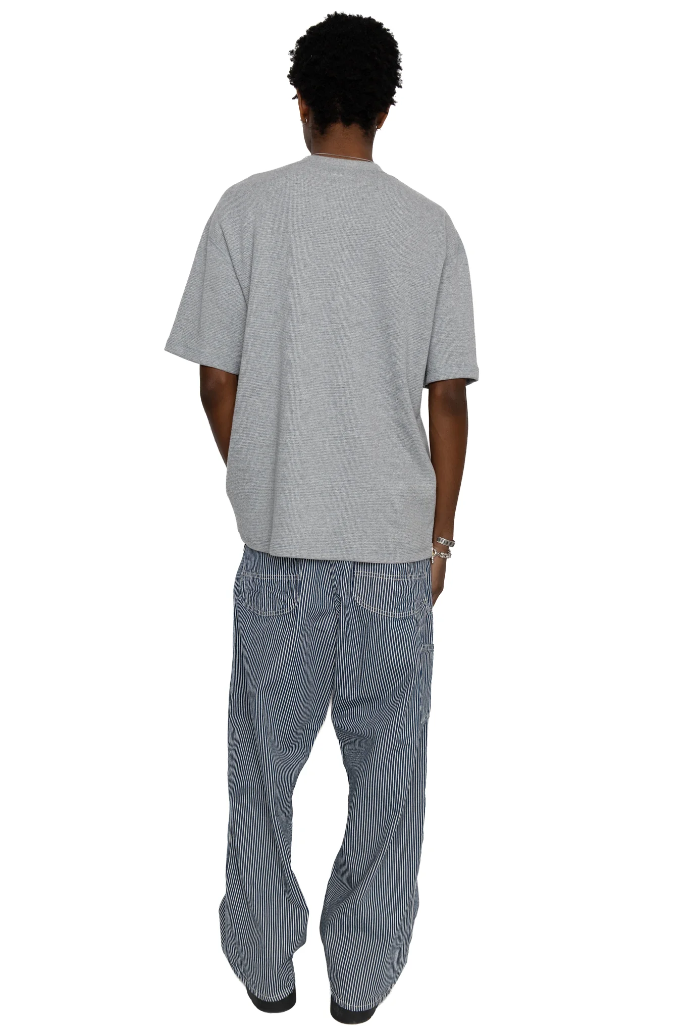 Waffle T-Shirt - Heather Grey - Image 4