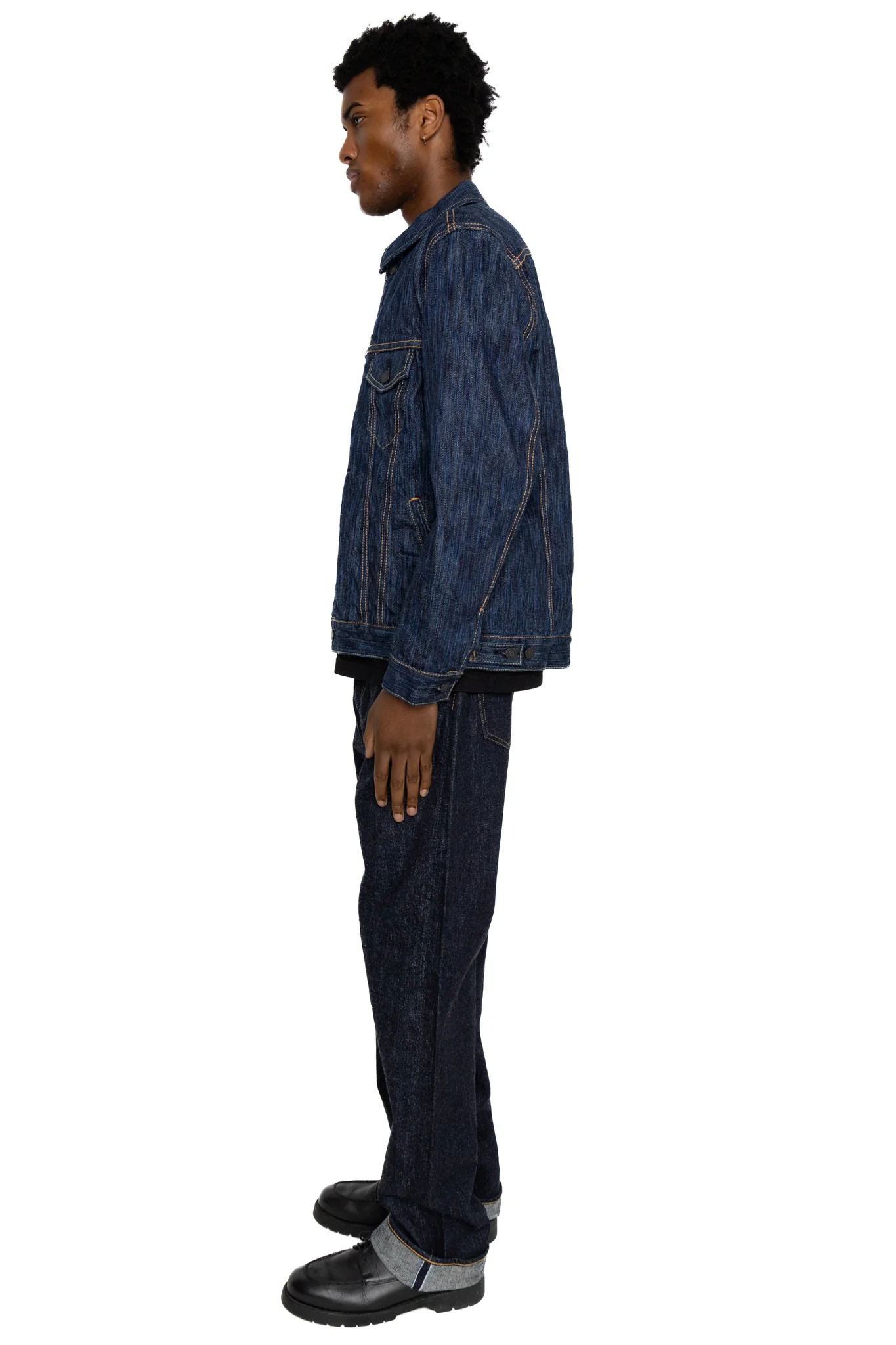 Waterfall Denim Type 3 Jacket - Dark - Image 4
