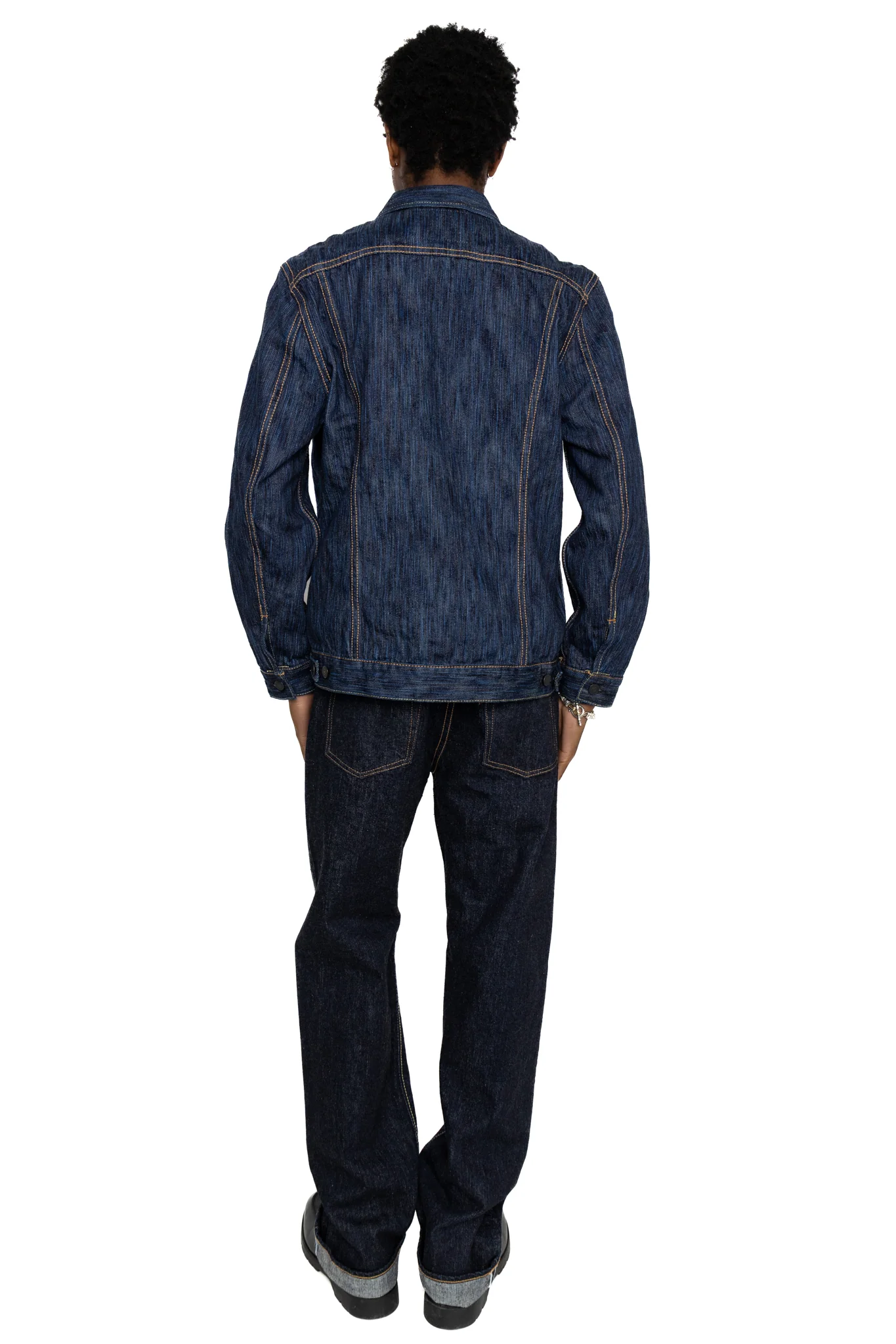 Waterfall Denim Type 3 Jacket - Dark - Image 5
