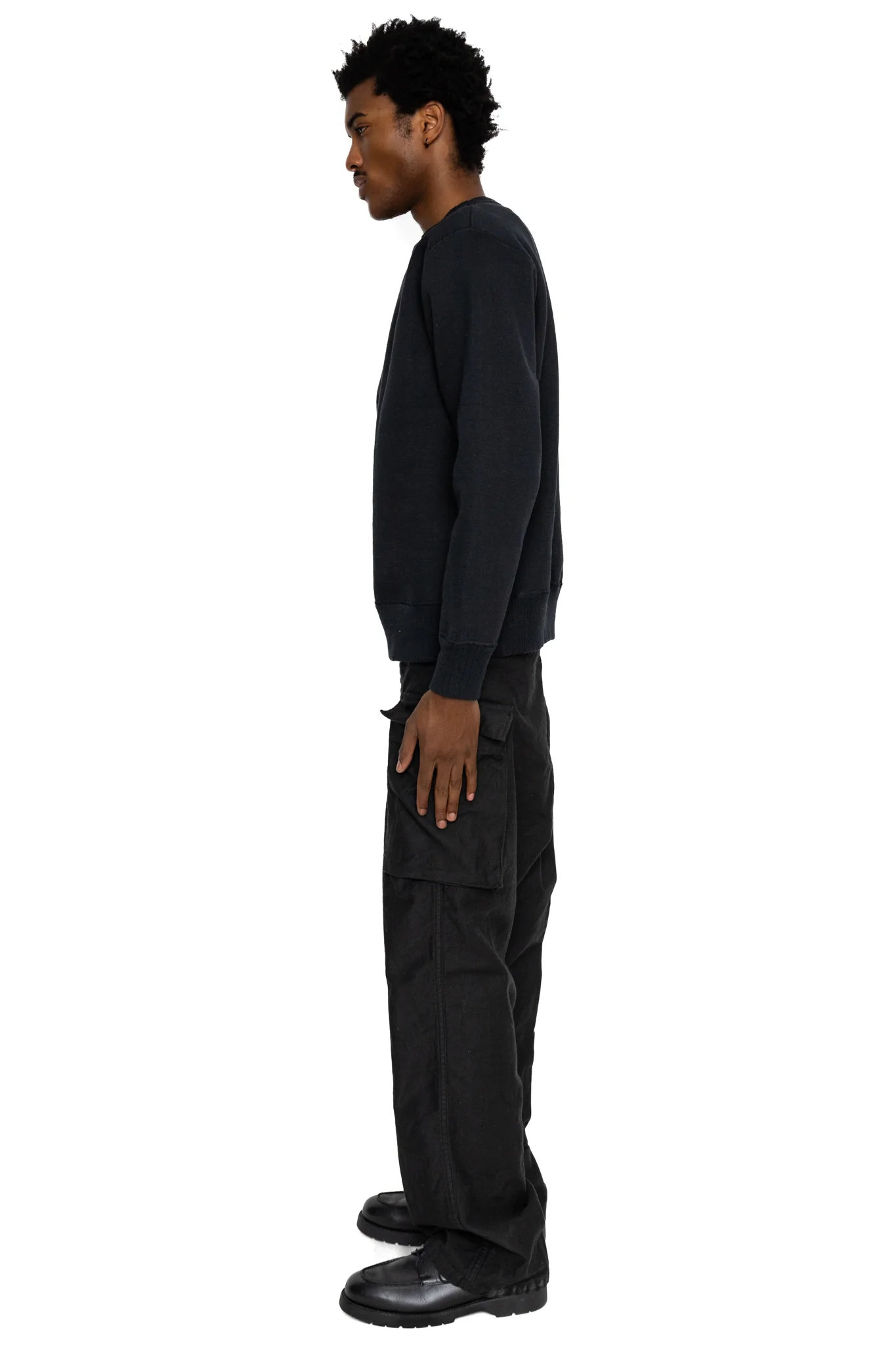 Whitesville Heavy Sweatshirt - Black - Image 3