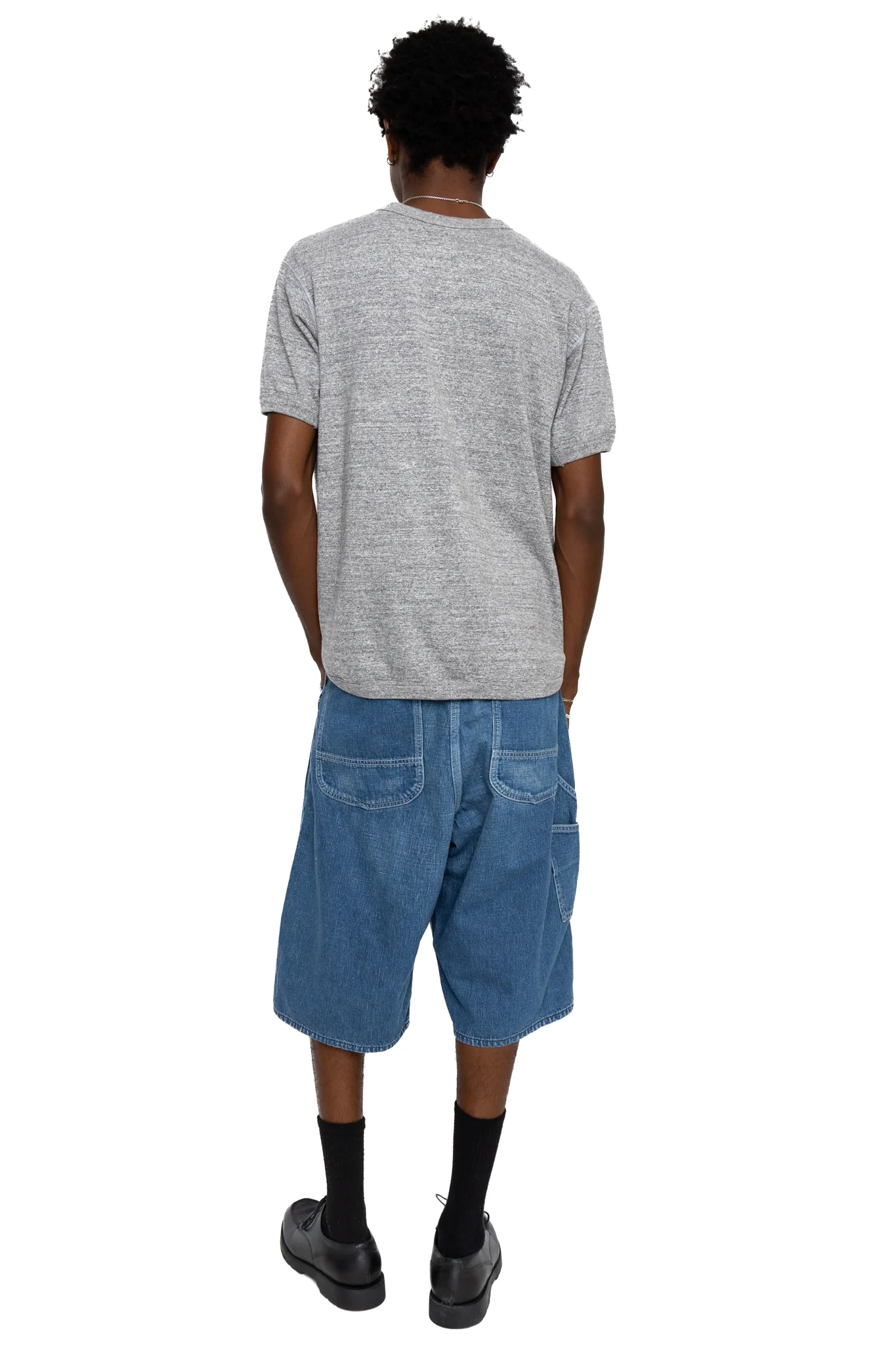 Wide Fit 40's Painter Shorts Denim - Used - Image 5