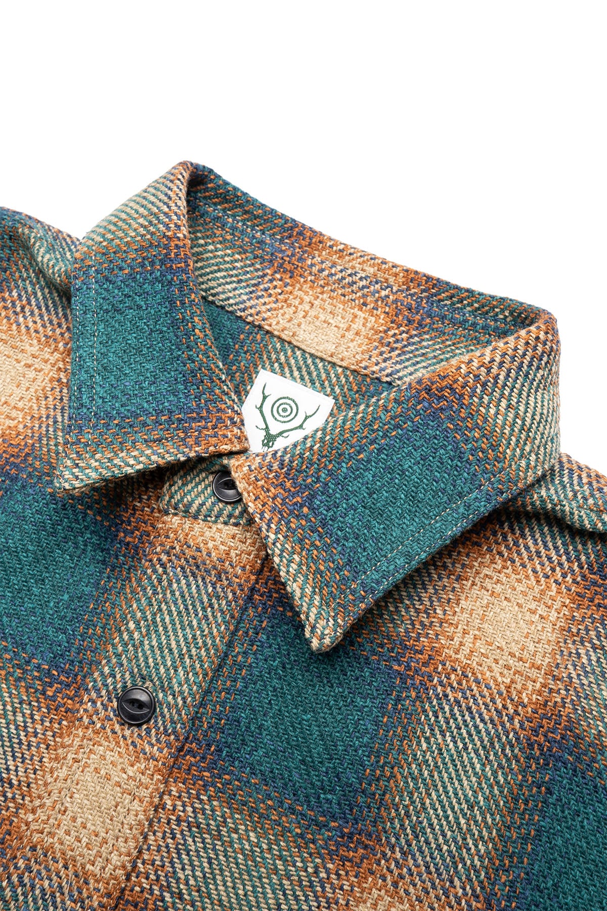 Work Shirt - TC Jazz Nep Plaid - Green - Image 3