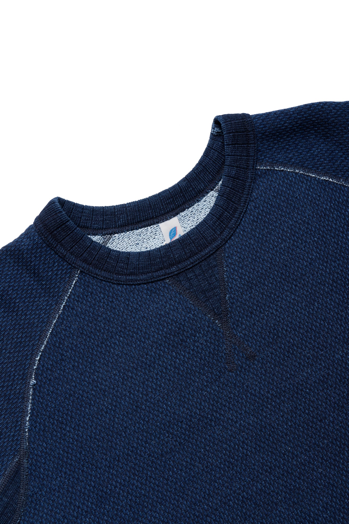 Yarn Dyed Indigo Sweatshirt - Indigo Sashiko - Image 3