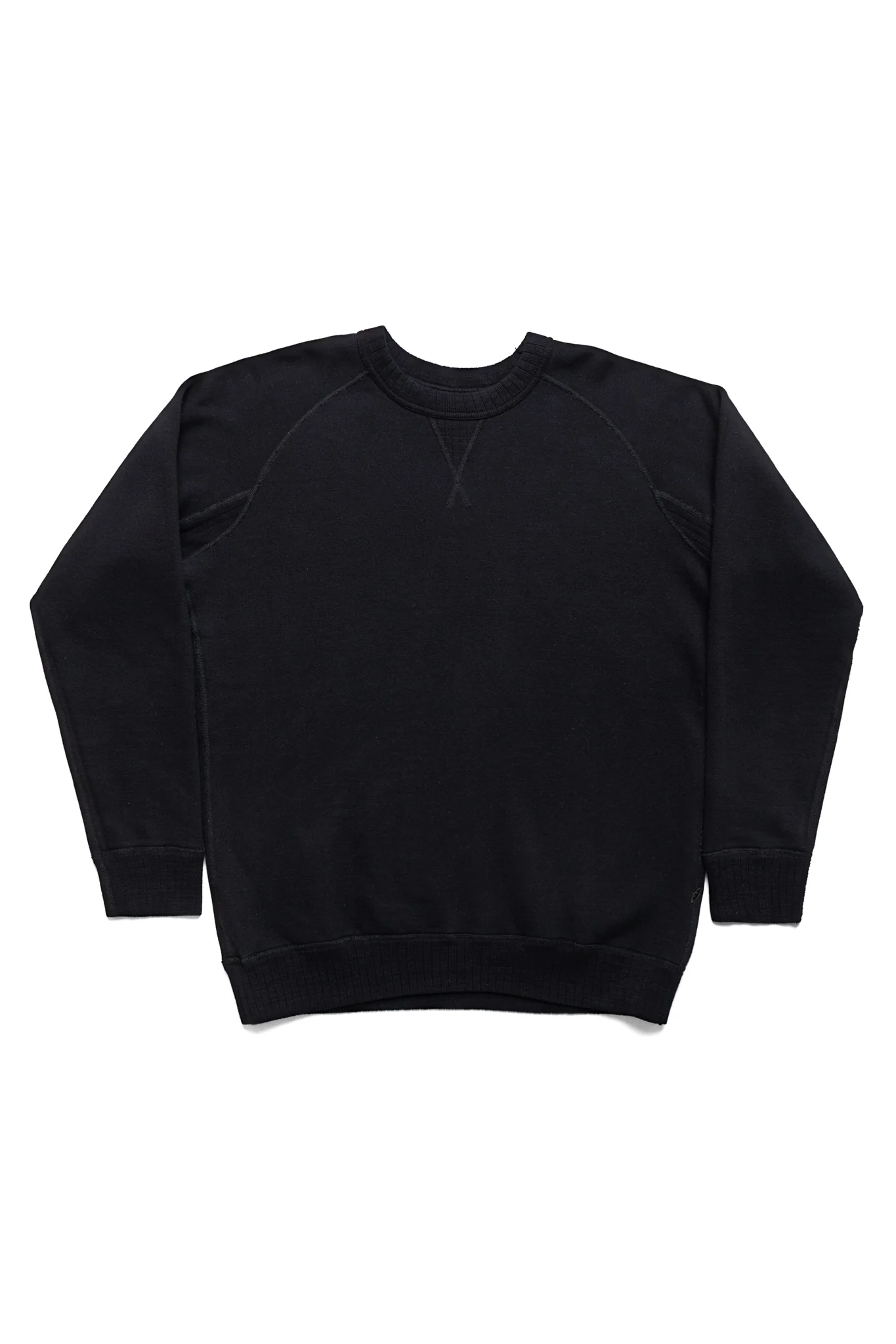 Yarn Dyed Indigo Sweatshirt - Indigo x Black