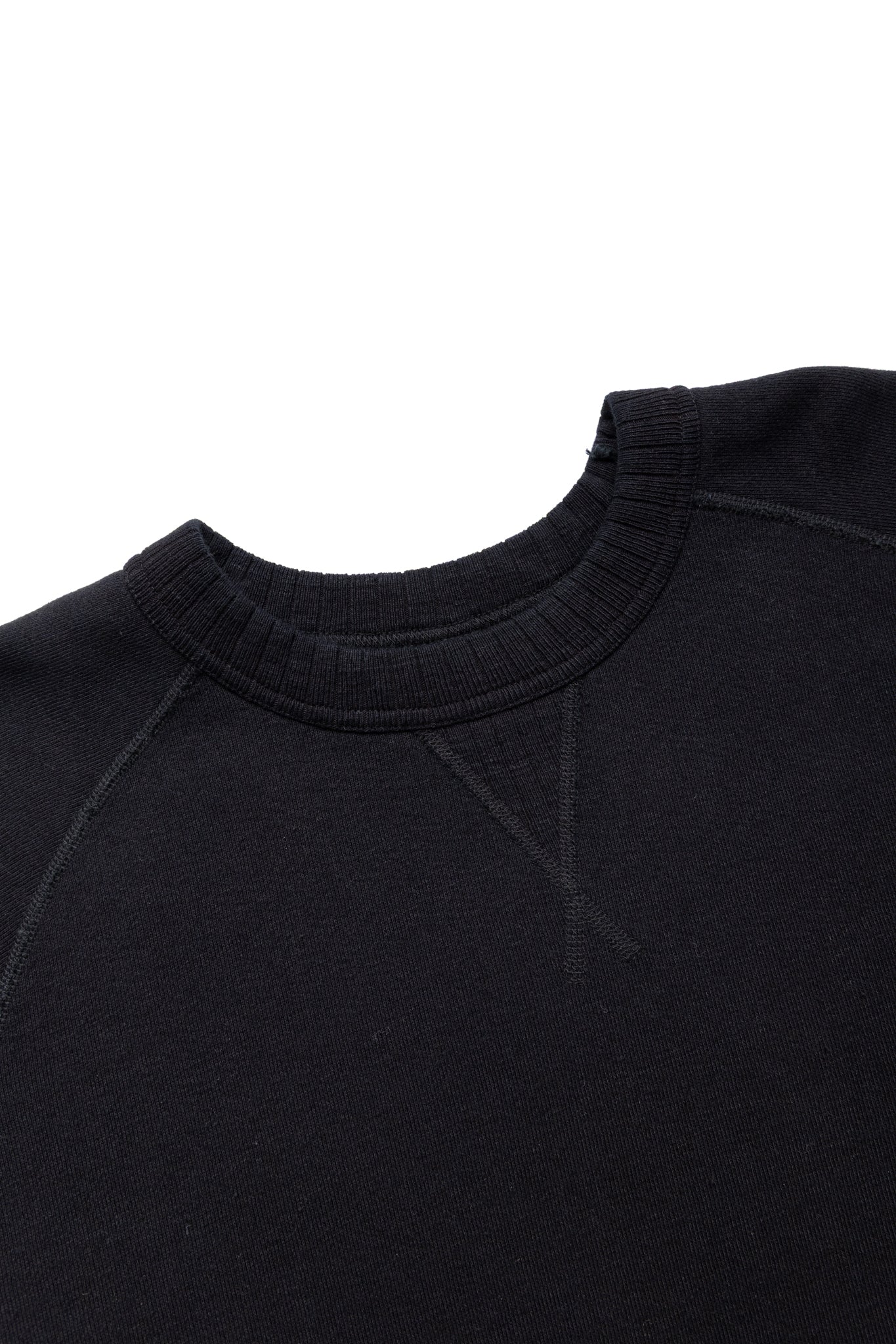 Yarn Dyed Indigo Sweatshirt - Indigo x Black - Image 5